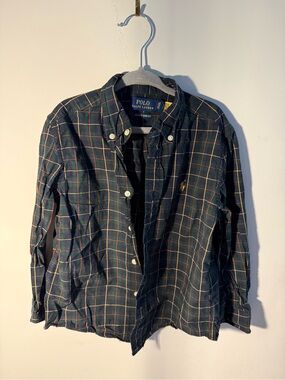 Boys Polo Ralph Lauren Plaid Button-Down Shirt size 6 Polo